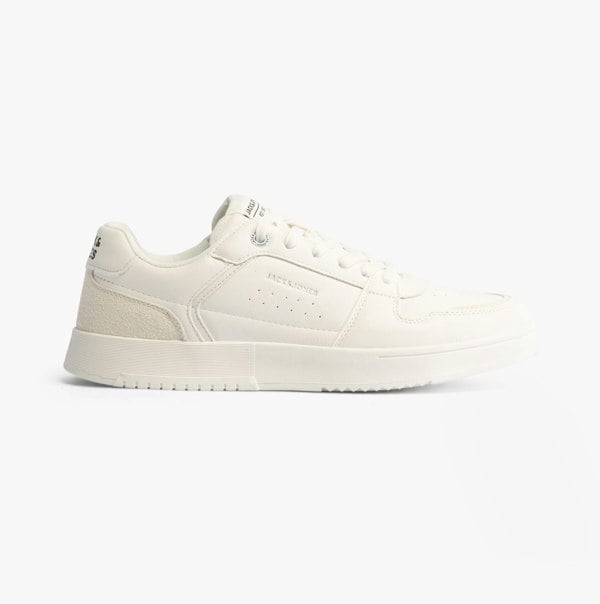 Jack & Jones EALING PU Mens Trainers White/White