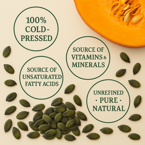 Ol'Vita Pumpkin Seed Oil | Cold Pressed | Unrefined