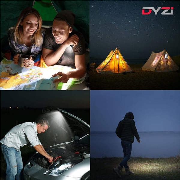 Dyzi Rechargeable Bike Lights Set Premium Waterproof Bicycle Front and Back Light