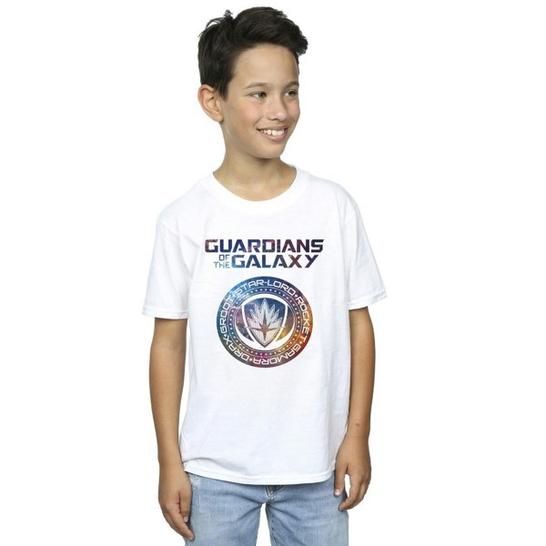 Marvel Boys Guardians Of The Galaxy Stars Fill Logo T-Shirt - White