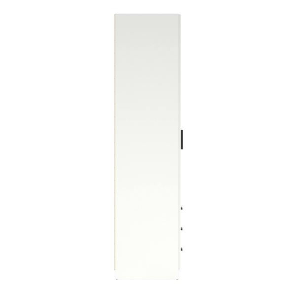 Furniture To Go Sprint Wardrobe with 2 Doors + 3 Drawers in White