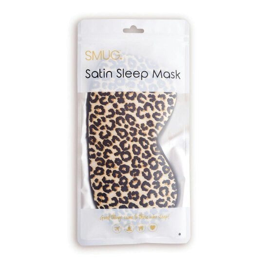 SMUG Satin Sleep Mask - Leopard Print