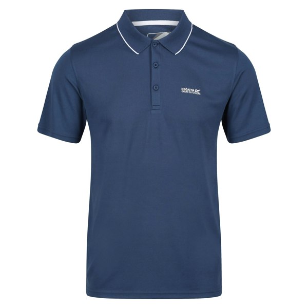 Regatta Mens Maverick V Active Polo Shirt - Moonlight Denim