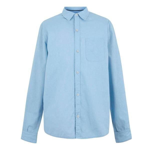 Regatta Mens Loran Long-Sleeved Shirt - Chambray Blue - 
