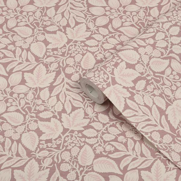Superfresco Easy Rustling Leaves Blush Wallpaper