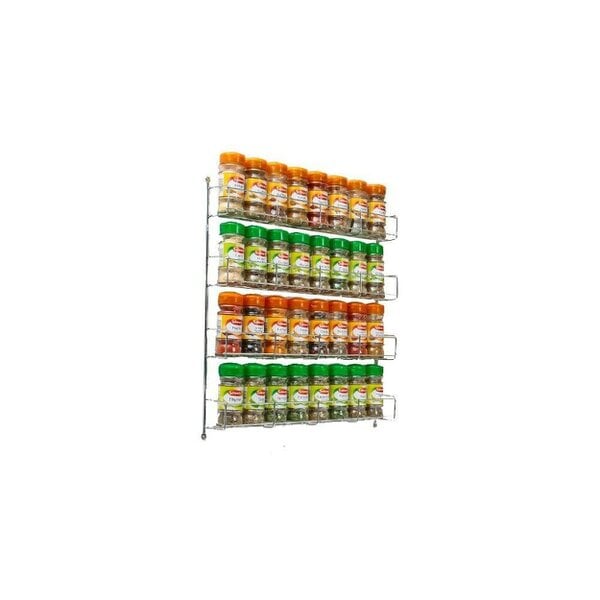 Neo Direct 4 Tier Spice Rack For Kitchen Door Cupboard or Wall