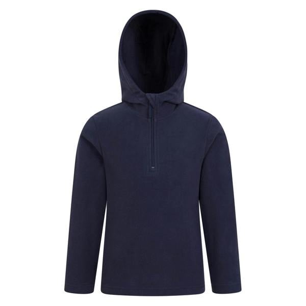 Mountain Warehouse Childrens/Kids Camber II Fleece Hoodie - Blue - 