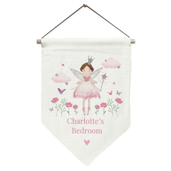 Personalised Memento Company Personalised Fairy Princess Wall Art Banner