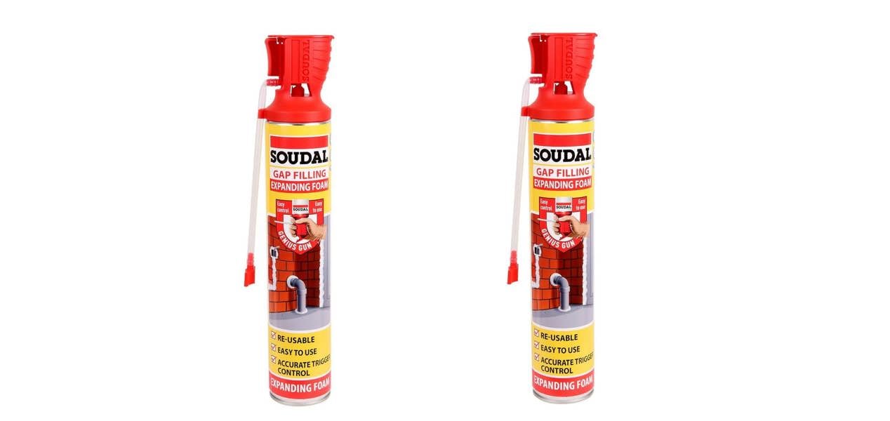 Soudal Genius Gun Insulation Expanding Foam 750ml