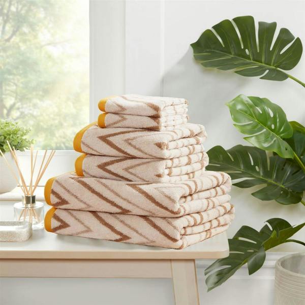 Rapport Helix Chevron 6pc Towel Bale