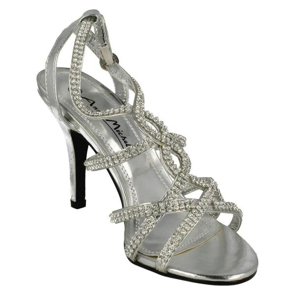 Anne Michelle Ladies Anne Michelle Diamante Sandals