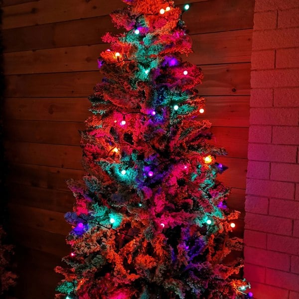 Samuel Alexander 10m 100 LED Pearl Berry Rainbow String Lights Garden Christmas Lights with Timer
