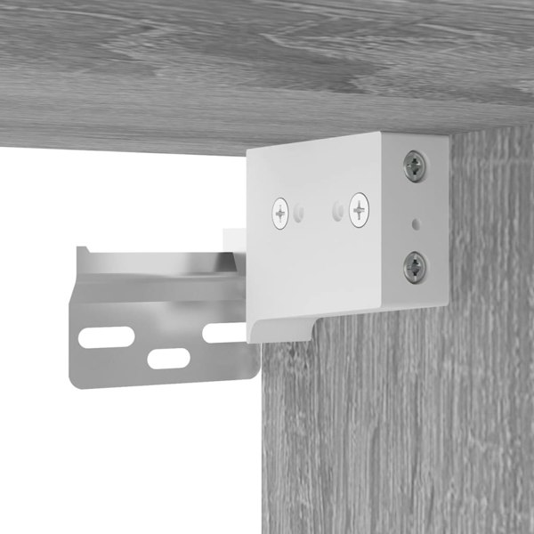 Berkfield Wall-mounted Bedside Cabinets 2 pcs Grey Sonoma 50x36x40 cm