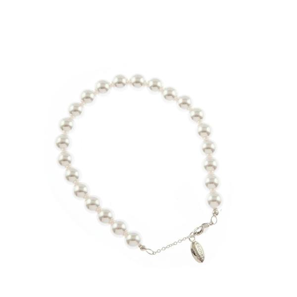 Cachet London Perris Silver Pearl Bracelet