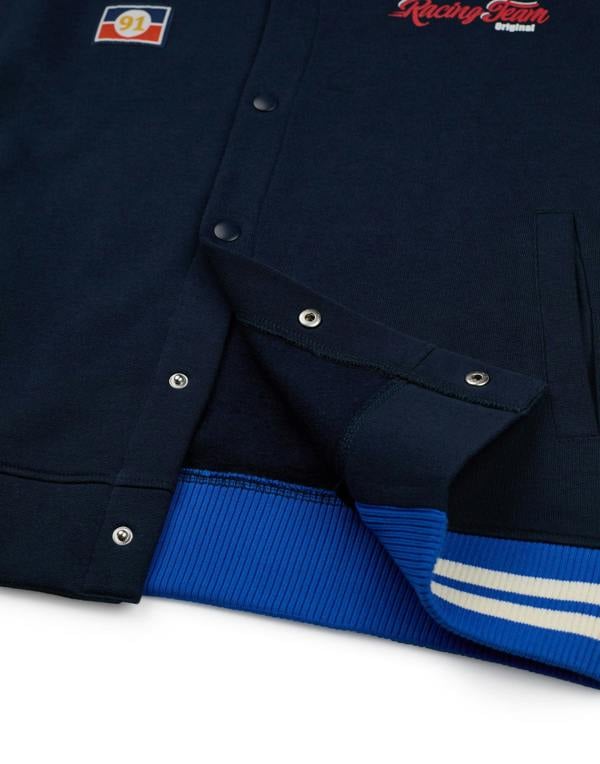 Sonic the Hedgehog Boys Blue Racing Team Varsity Jacket