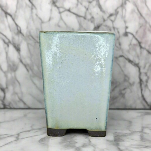 Yorkshire Bonsai 18cm Glazed Bonsai Pot | Cascade | 18cm x 24cm | Cream