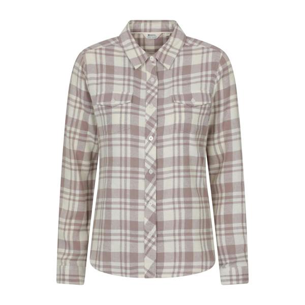 Mountain Warehouse Womens/Ladies Willow Flannel Shirt - Beige - 