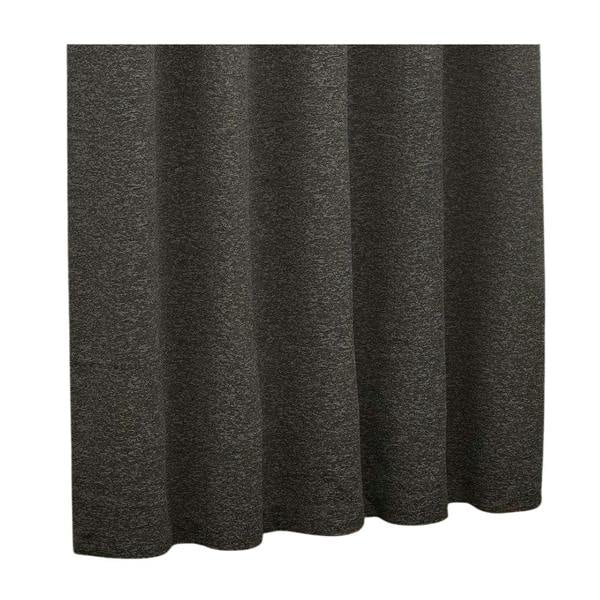 Paoletti New Galaxy Chenille Eyelet Curtains - Charcoal - 