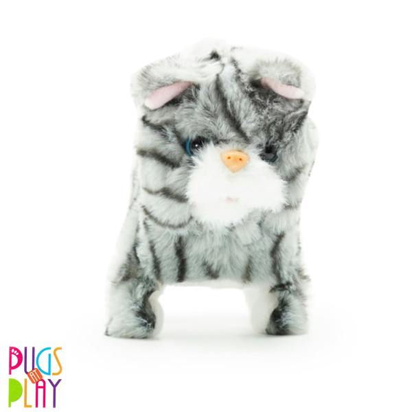 Pugs at Play Zoe Interactive Walking Cat Plush Toy