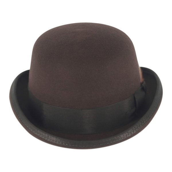 Gamble & Gunn Brown Wool Bowler Hat Gamble & Gunn