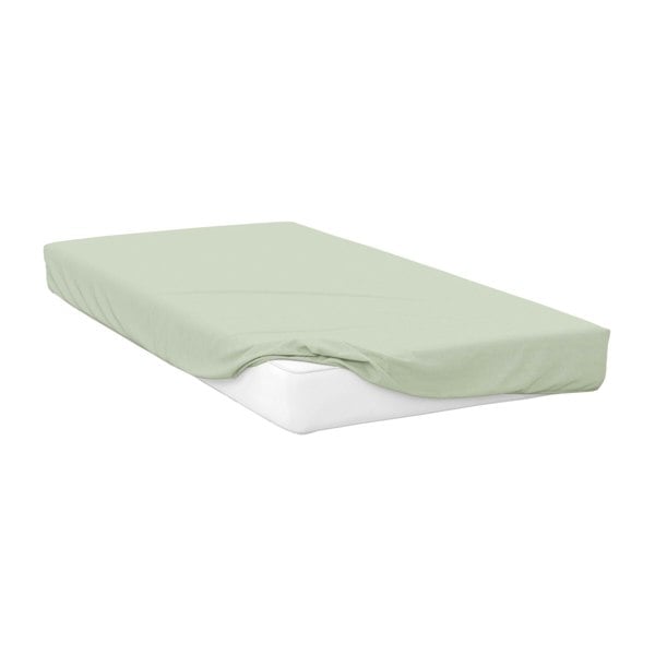 Belledorm Percale Extra Deep Fitted Sheet - Apple Green