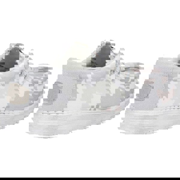 HEYDUDE Wally Washed Camo Shoes - Greyscale Desert Camo