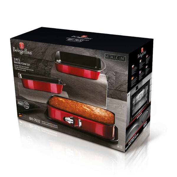 Berlinger Haus 3 Piece Baking Form Set Burgundy BH7632