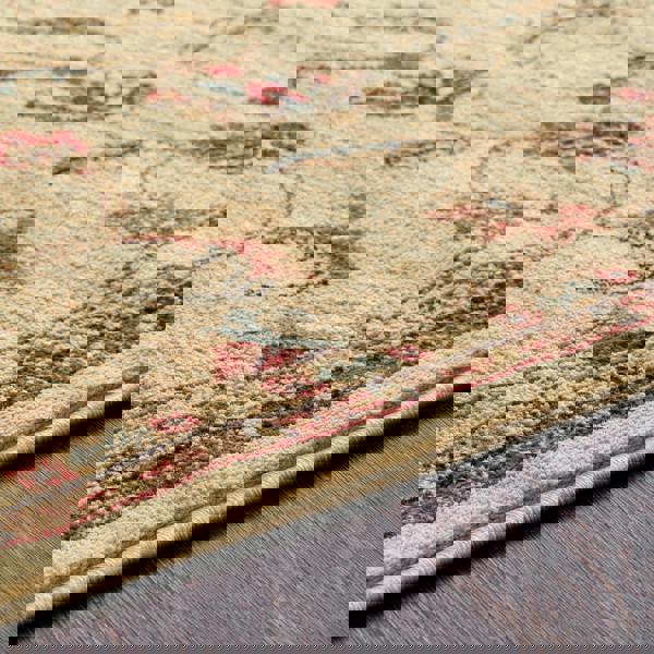 Livabliss Riley-Vintage Beige Brown Green Traditional Boho Rug