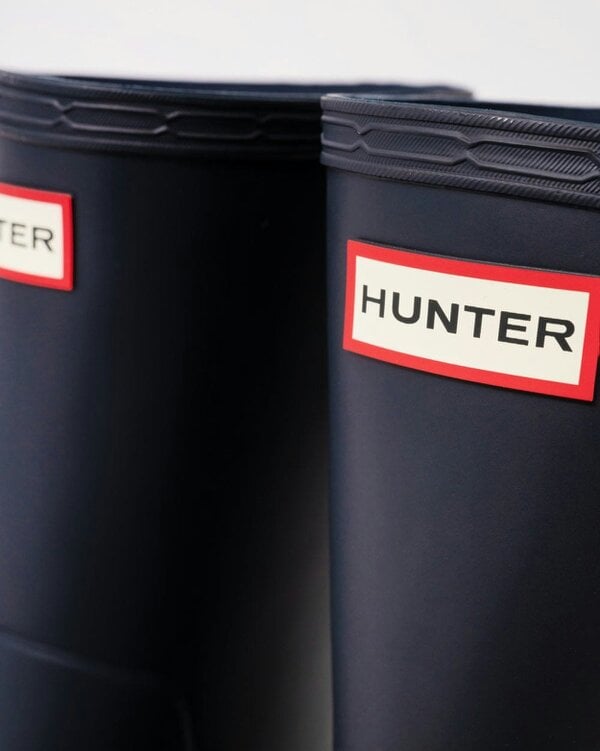 Hunter Original Short Mens Wellies - Navy