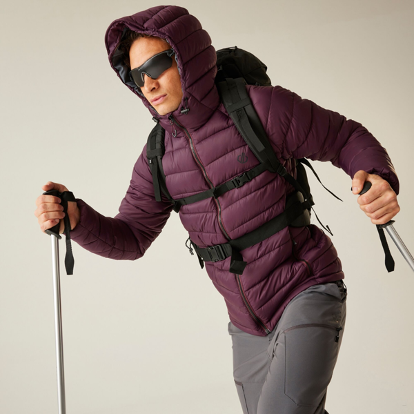 Dare 2B Mens Torrek Mountain Baffled Padded Jacket - Fig