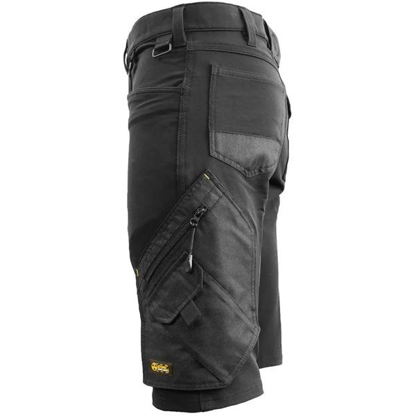 Slim Fit Stretch Work Shorts with Removable Holster Pockets - Hi-Vis Trousers