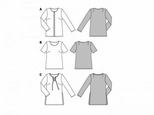Burda Sewing Pattern 6610 Jackets, Tops and Tunics For Women, 10 to 24 - Easy
