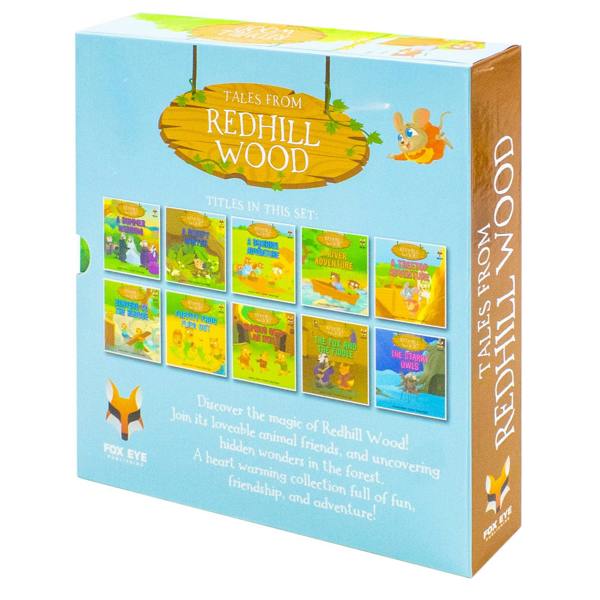 Tales from Redhill Wood 10 Books Collection Set: A Summer Wedding, Sleepy Winter, Squirrel Adventure, River Adventure, Treetop Adventure & More
