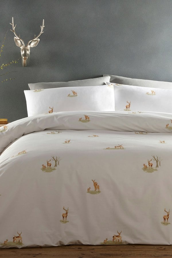 Portfolio Home Deers 100% Cotton Duvet Cover Set