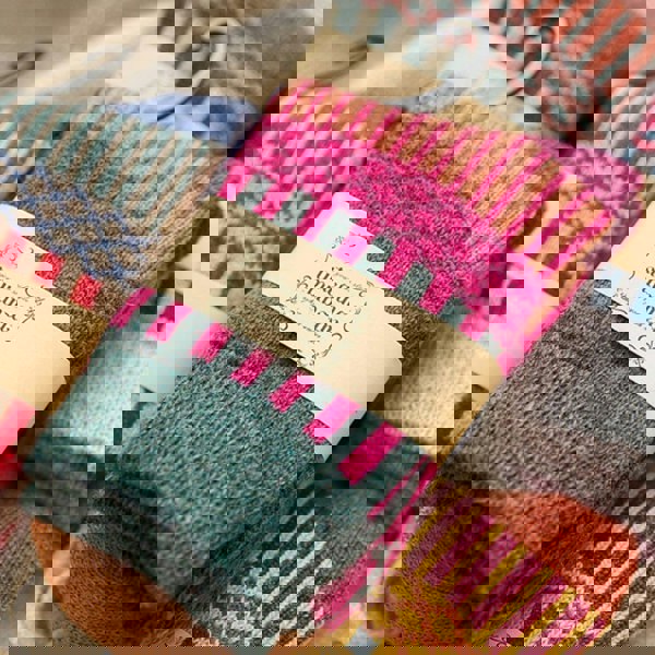 Anysox 5 Pairs Size 5-9 Fashion Socks Colorful Wind-Flowers Cotton Winter Thick Warm Wool Casual for Women Red