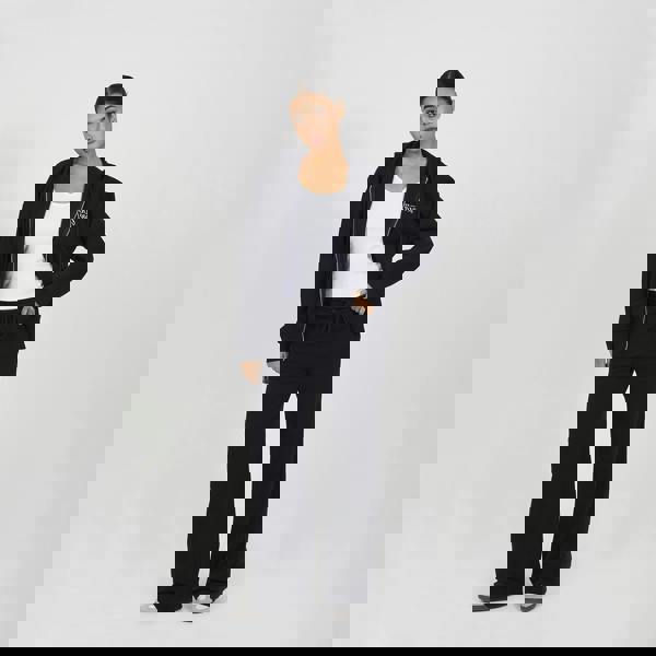 Brave Soul Black Zip Through Hoodie - Black Image 3