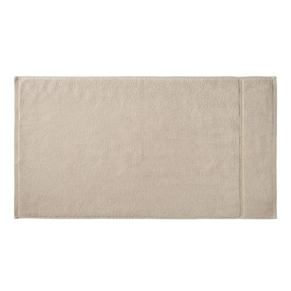 Bianca Zero Twist Satin Stitch Cotton Towel Natural