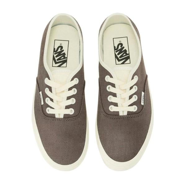 Vans Authentic Linen Turkish Coffee Brown Trainers UK 7.5