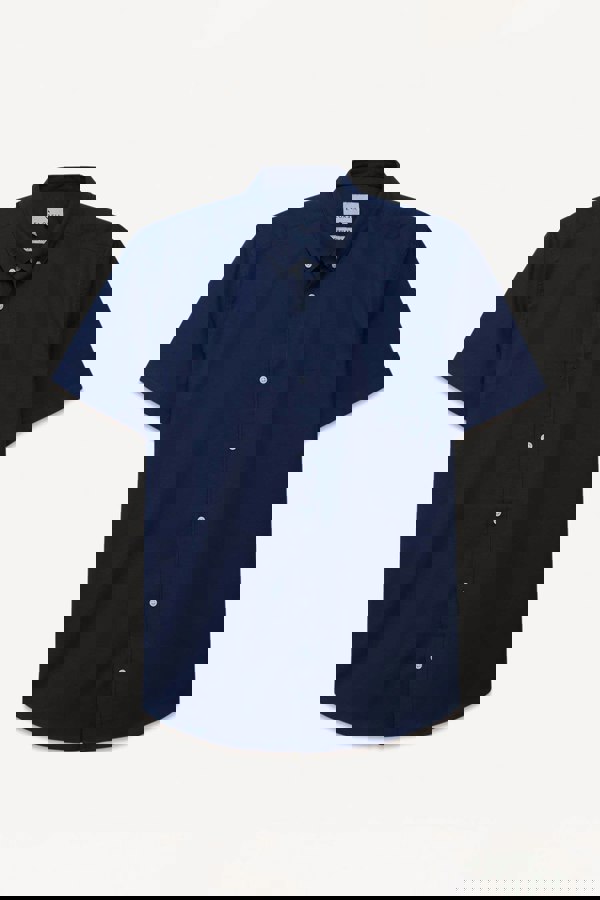 ENORSIA Mens Solid Short Sleeve Shirt