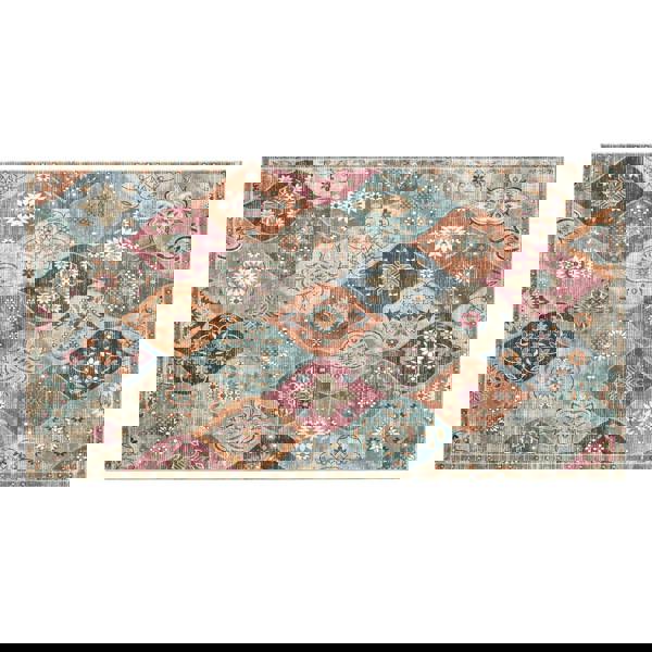 Marlow Floor Area Rug Runner for Living Room Bedroom Washable Non Slip 80x150cm