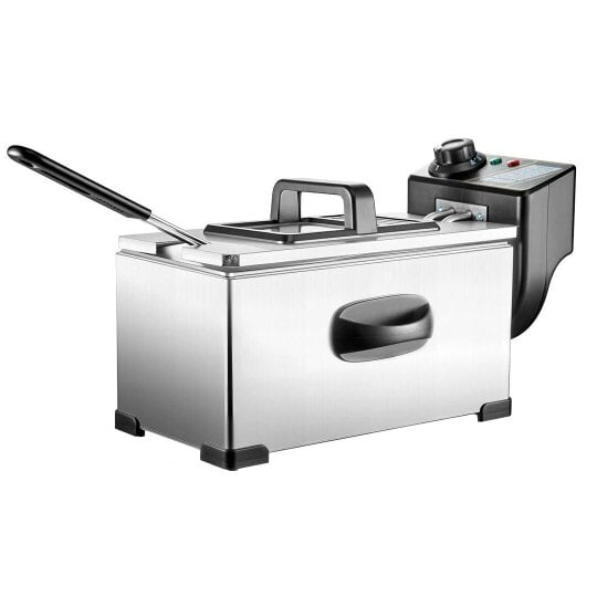 Havendro Adjustable Deep Fat Fryer Stainless Fat Fryer Metal Deep Fat Fryer
