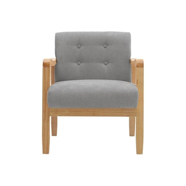 Wooden Armchair Upholstered Occasional Chair Lounge Chairs Living and Home