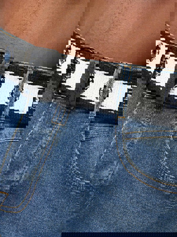 Crosshatch Barbeck Slim Fit Denim Jeans Stone Wash