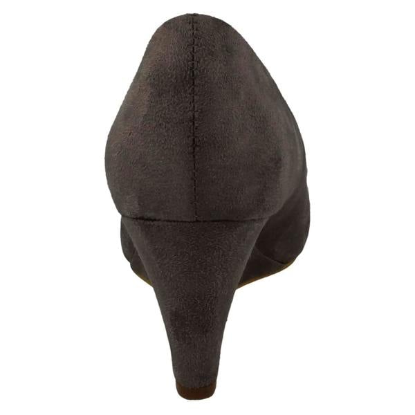 Spot On Ladies Spot On Elegant Wedge Heeled Court Shoes F90114