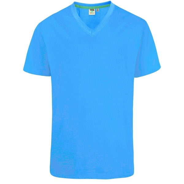 Duke Mens D555 Signature 2 V Neck T-Shirt - Blue