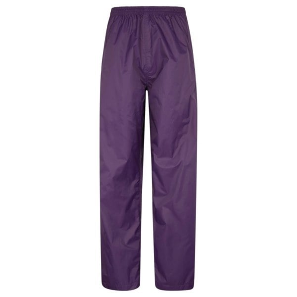 Mountain Warehouse Women's Pakka Waterproof Over Trousers - Purple