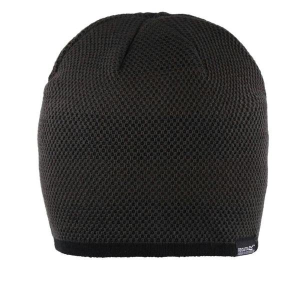 Regatta Unisex Adult Brock III Beanie - Black/Grey - 