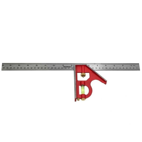 Faithfull Combination Square - Multi Colour - 