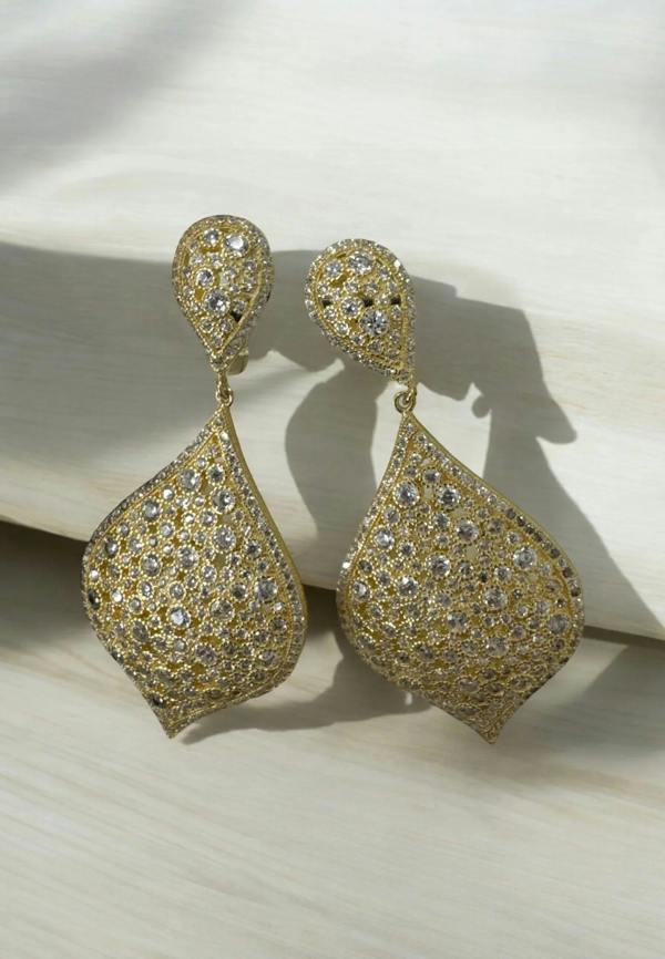 Still life of the earrings.