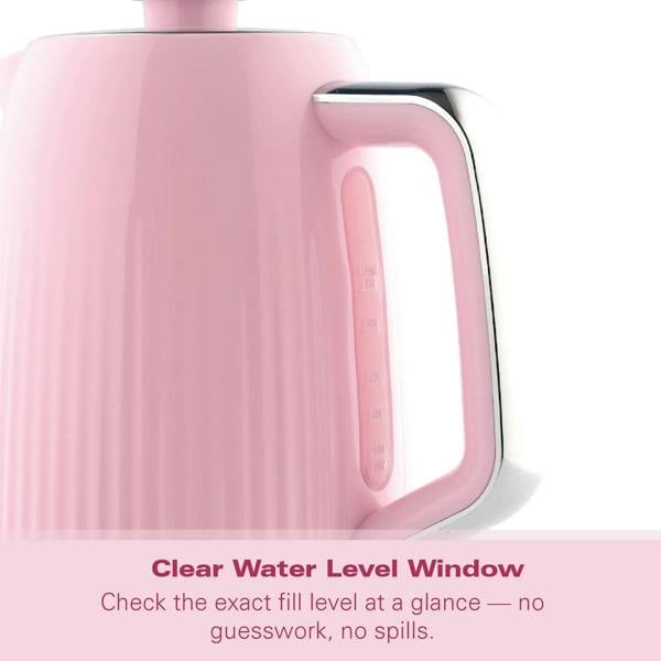 Hamilton Beach Miami 1.7L Kettle Flamingo Pink - Hamilton Beach UK
